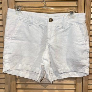 Lilly Pulitzer Calla Short in Resort White Linen, Size 0, NWOT